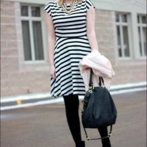 BB Dakota Striped Short Dress - Picture 12 of 12